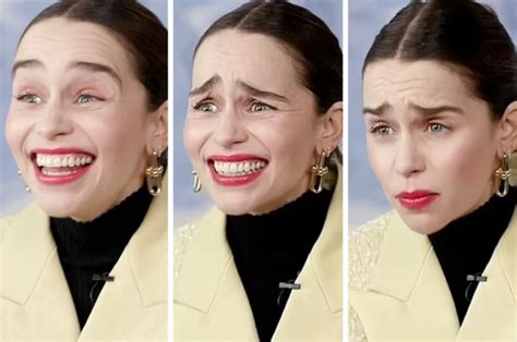 emilia clarke facial expressions